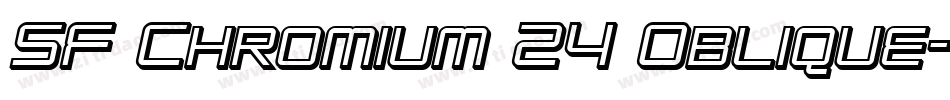 SF Chromium 24 Oblique字体转换